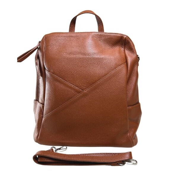 Ivan Troy Sama Brown Women\'s Italian Leather Shoulder Bag Outdoor Backpack main image 5